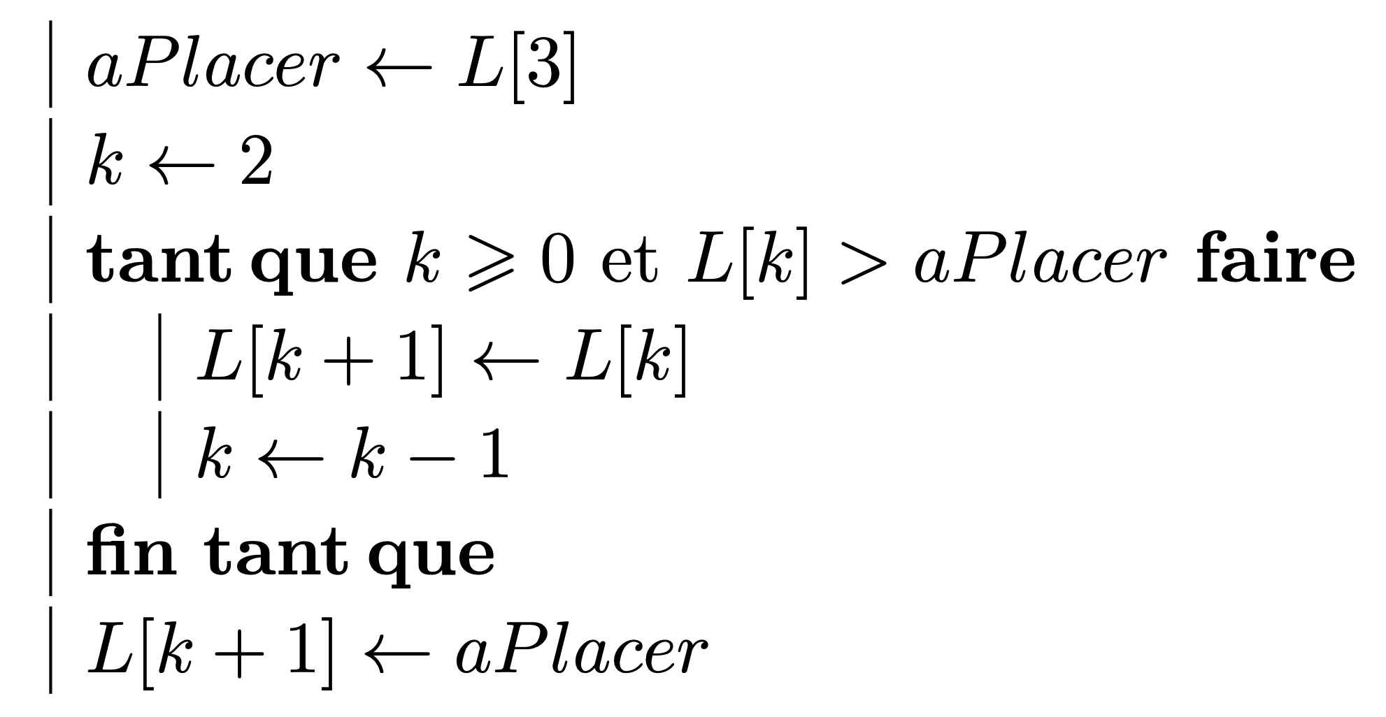 AlgoTriInsertion